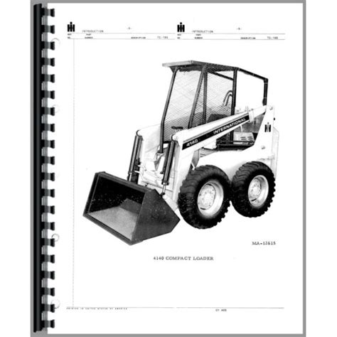 international 4140 skid steer maintenance manual|INTERNATIONAL H.